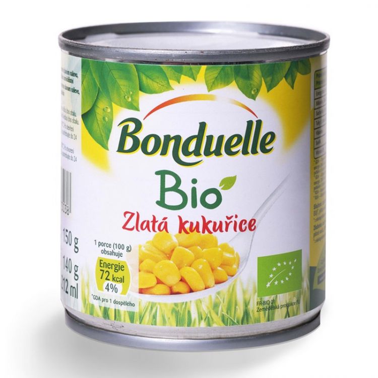 Bonduelle Zlatá kukurica BIO 212 ml