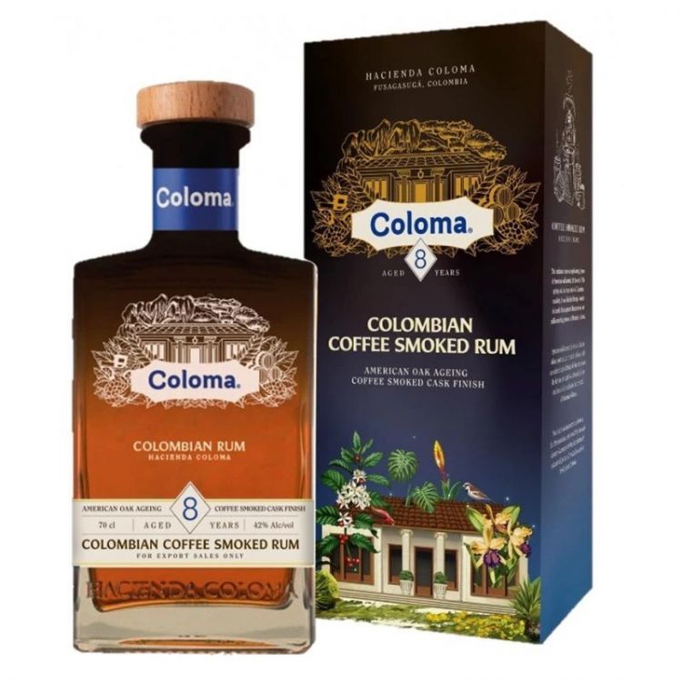 Coloma 8 y.o. Coffee Smoked Rum, 42% 0,7l