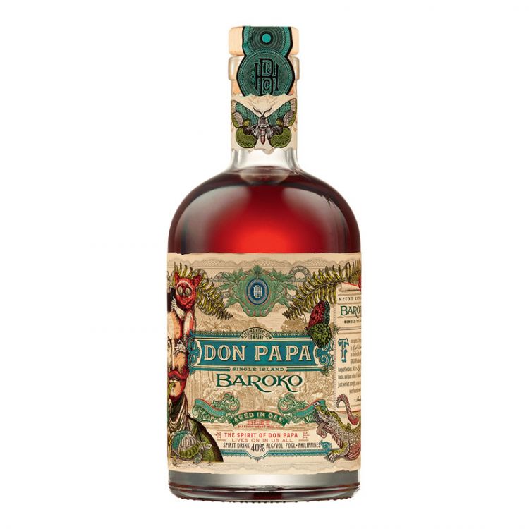 Don Papa Baroko Rum 40% 0,7l