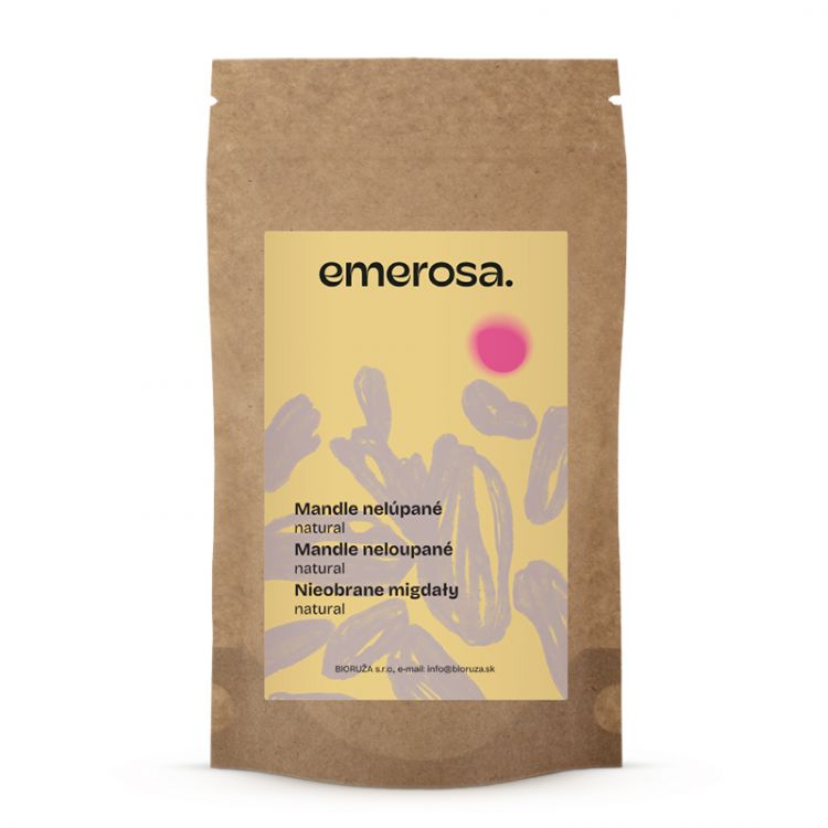 Emerosa Mandle nelúpané natural 100g