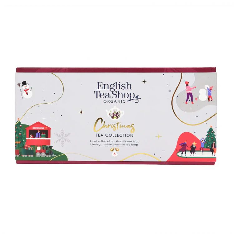 English Tea Shop Bio darčeková kolekcia čajov christmas tree collection white wonders 12g