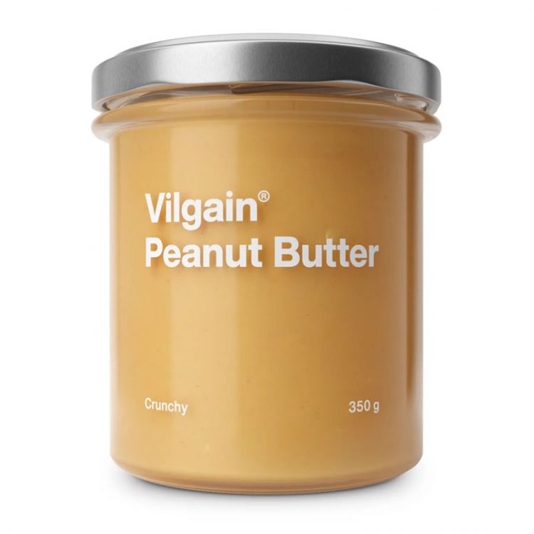 Vilgain arašidové maslo BIO chrumkavé arašidy 350g