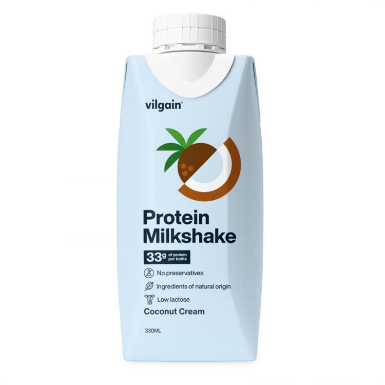 Vilgain Protein Milkshake kokosový krém 330 ml