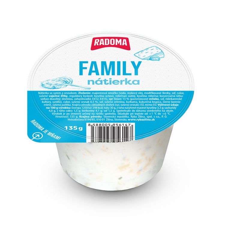 Radoma Family nátierka 135g