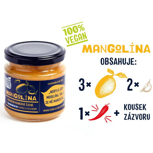 Titbit Mangolina (mangové chutney) 180 g
